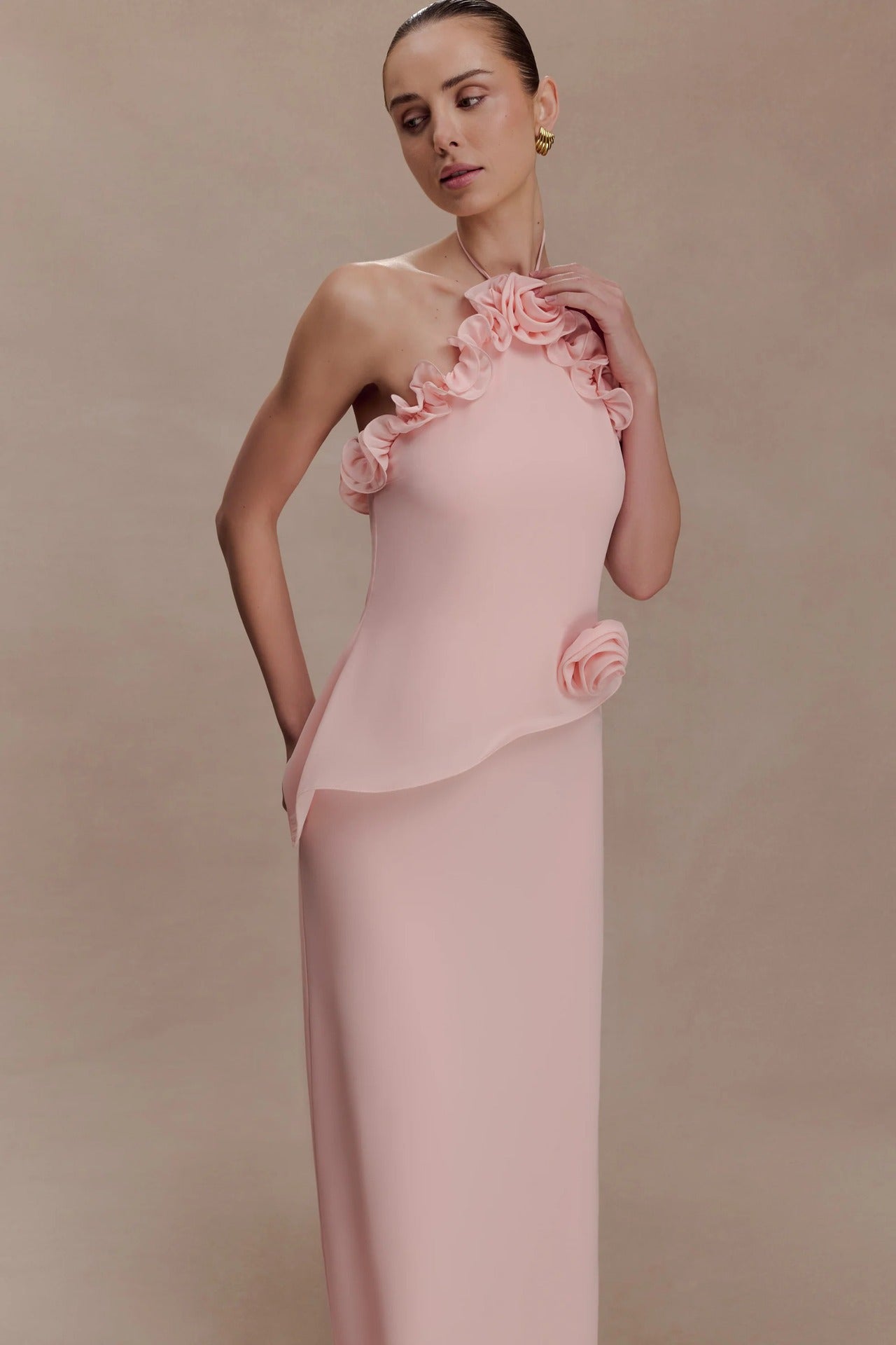 Petal Breeze Maxi Dress