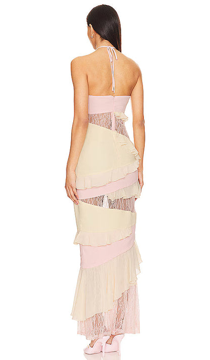 Blush Petal Dream Maxi Dress