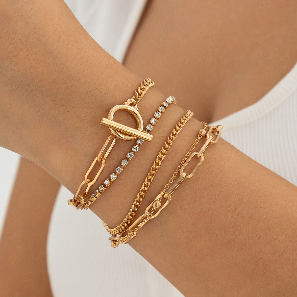 Auréa Orbit Layered Bracelet