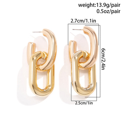 Aurelion Chain Drop Earrings